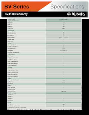 Rotopresse Kubota BV4160 Econo