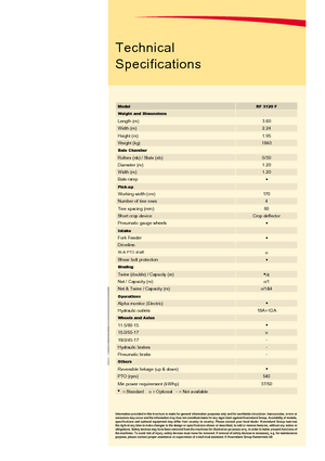 Rotopresse Vicon RF 3120