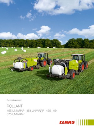 Rotopresse Claas Rollant 455 RC Uniwrap 
