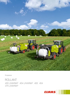 Rotopresse Claas Rollant 455 RC Uniwrap 