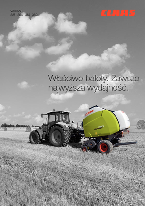 Rotopresse Claas Variant 365 RC Pro