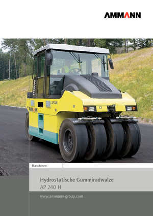 Compattatori stradali statici gommati Ammann AP 240 H
