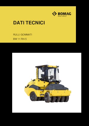 Compattatori stradali statici gommati Bomag BW 11 RH 5
