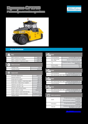 Compattatori stradali statici gommati Dynapac CP 2700