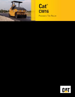 Compattatori stradali statici gommati Caterpillar CW16