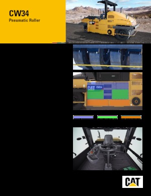 Compattatori stradali statici gommati Caterpillar CW34