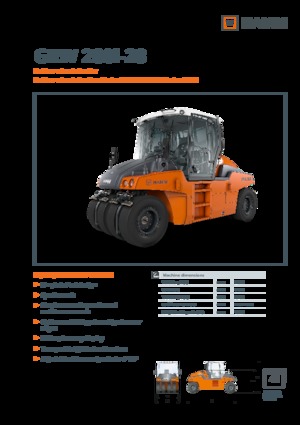 Compattatori stradali statici gommati Hamm GRW 280i-28