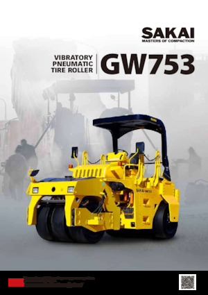 Compattatori stradali statici gommati Sakai GW753 