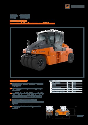 Compattatori stradali statici gommati Hamm HP 180i
