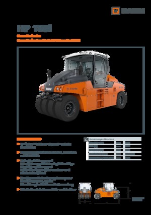 Compattatori stradali statici gommati Hamm HP 180i