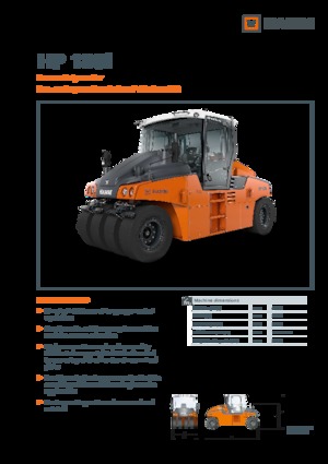 Compattatori stradali statici gommati Hamm HP 180i