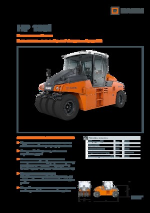 Compattatori stradali statici gommati Hamm HP 180i