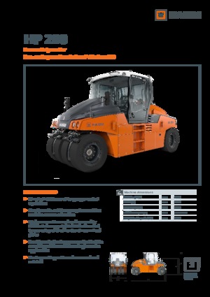 Compattatori stradali statici gommati Hamm HP 280