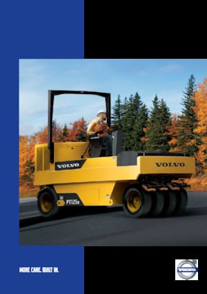 Compattatori stradali statici gommati Volvo PT125R