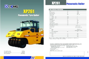 Compattatori stradali statici gommati XCMG XP261