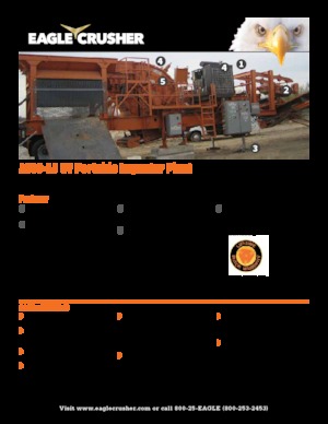 Impianti di riciclaggio calcinacci Eagle Crusher 1000-15 CV