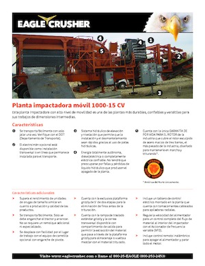 Impianti di riciclaggio calcinacci Eagle Crusher 1000-15 CV