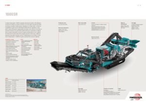 Impianti di riciclaggio calcinacci Powerscreen 1000SR
