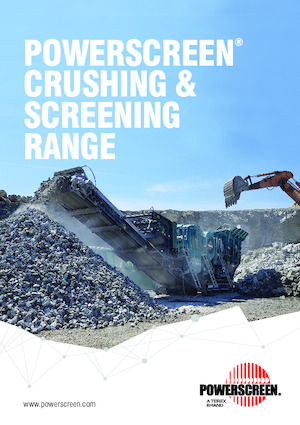 Impianti di riciclaggio calcinacci Powerscreen 1150 Maxtrak 