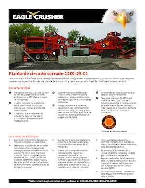 Impianti di riciclaggio calcinacci Eagle Crusher 1200-25 CC