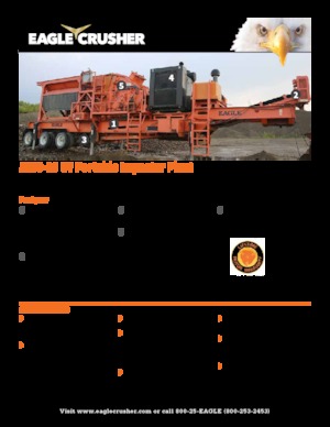 Impianti di riciclaggio calcinacci Eagle Crusher 1200-25 CV