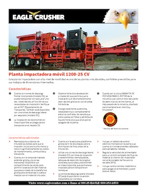 Impianti di riciclaggio calcinacci Eagle Crusher 1200-25 CV