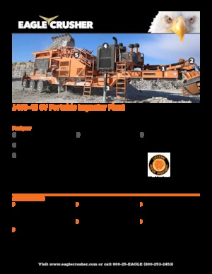 Impianti di riciclaggio calcinacci Eagle Crusher 1400-45 CV