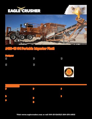Impianti di riciclaggio calcinacci Eagle Crusher 1400-45 OC