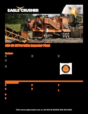 Impianti di riciclaggio calcinacci Eagle Crusher 500-05 CV
