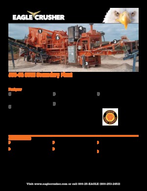 Impianti di riciclaggio calcinacci Eagle Crusher 500-05 CVSS