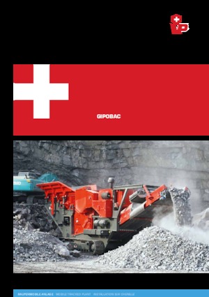 Impianti di riciclaggio calcinacci Gipo B 1410 FDR