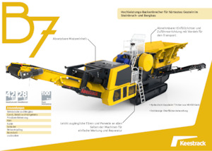 Impianti di riciclaggio calcinacci Keestrack B7