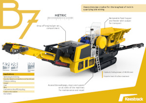 Impianti di riciclaggio calcinacci Keestrack B7
