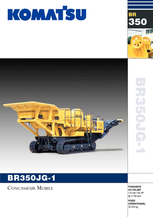 Impianti di riciclaggio calcinacci Komatsu BR350JG