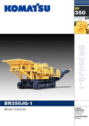 Impianti di riciclaggio calcinacci Komatsu BR350JG