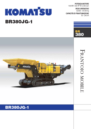 Impianti di riciclaggio calcinacci Komatsu BR380JG-1E0