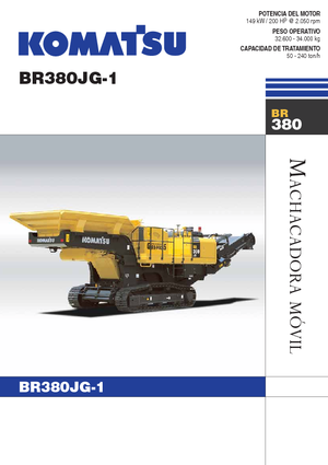 Impianti di riciclaggio calcinacci Komatsu BR380JG-1E0