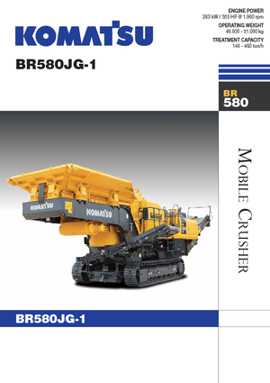 Impianti di riciclaggio calcinacci Komatsu BR580JG-1