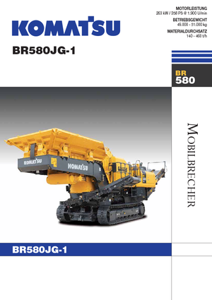 Impianti di riciclaggio calcinacci Komatsu BR580JG-1