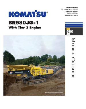 Impianti di riciclaggio calcinacci Komatsu BR580JG-1