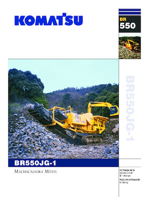 Impianti di riciclaggio calcinacci Komatsu BR550JG-1