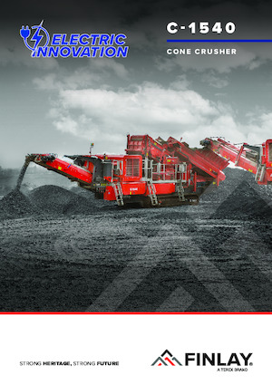 Impianti di riciclaggio calcinacci Finlay C-1540 Electric