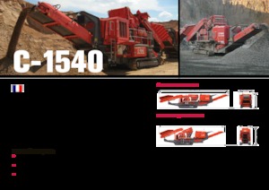 Impianti di riciclaggio calcinacci Terex-Finlay C 1540 P