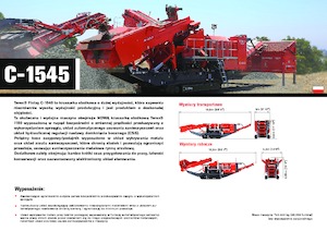 Impianti di riciclaggio calcinacci Terex-Finlay C 1545