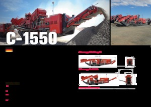 Impianti di riciclaggio calcinacci Terex-Finlay C 1550
