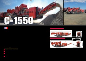 Impianti di riciclaggio calcinacci Terex-Finlay C 1550