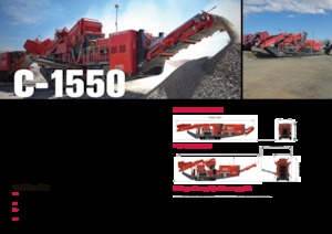 Impianti di riciclaggio calcinacci Terex-Finlay C 1550