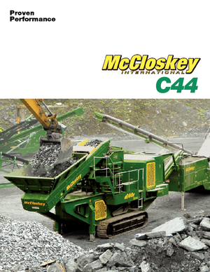 Impianti di riciclaggio calcinacci McCloskey C44