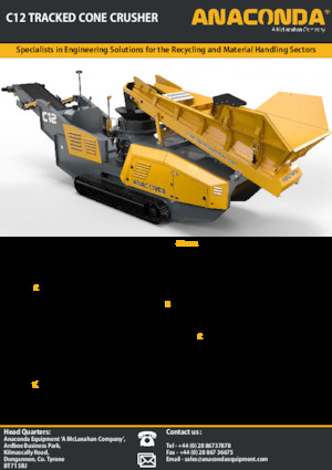 Impianti di riciclaggio calcinacci Anaconda C12