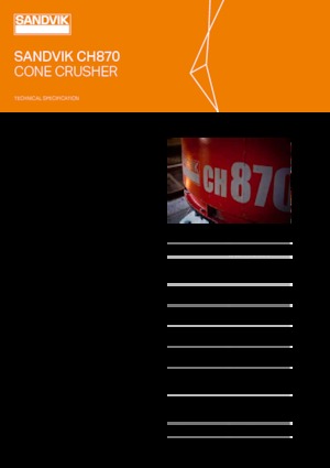 Impianti di riciclaggio calcinacci Sandvik CH870